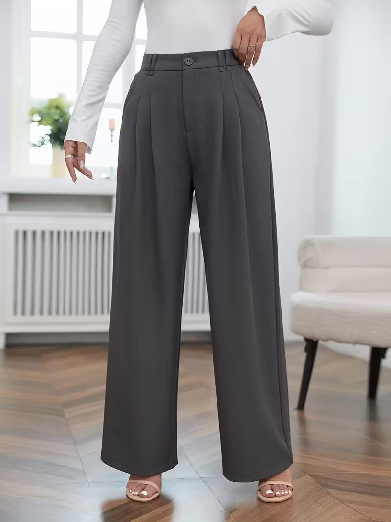 Kamilla – Pantaloni Eleganti A Gamba Larga Per Un Look Sofisticato
