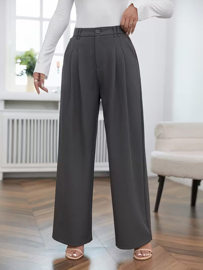 Kamilla – Pantaloni Eleganti A Gamba Larga Per Un Look Sofisticato