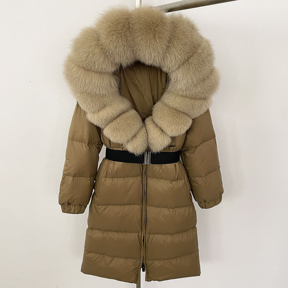 Fabiana - Cappotto Invernale Donna Lungo con Cappuccio