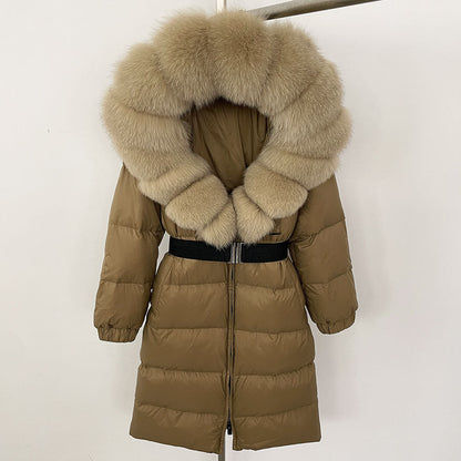 Fabiana - Cappotto Invernale Donna Lungo con Cappuccio