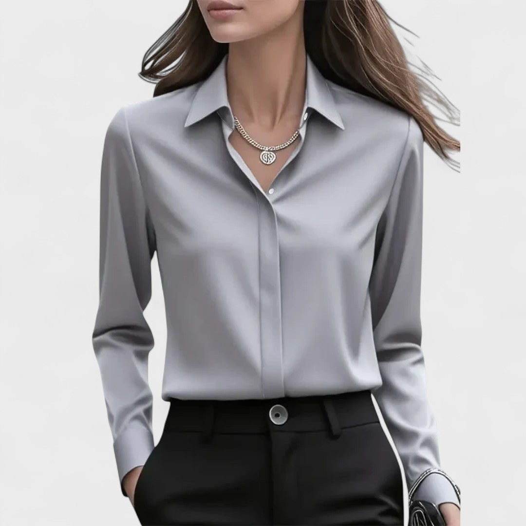 Bianca – Blusa Elegante Dal Design Luminoso E Sofisticato