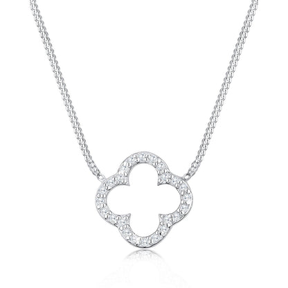Viviana - Collana Quadrifoglio Donna Elegante Luminosa