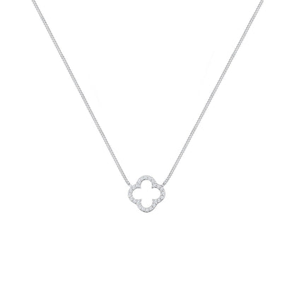 Viviana - Collana Quadrifoglio Donna Elegante Luminosa