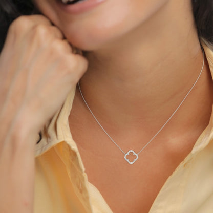 Viviana - Collana Quadrifoglio Donna Elegante Luminosa