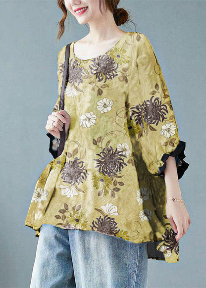 Alessia - Maglia Blu Ampia Maniche Pipistrello