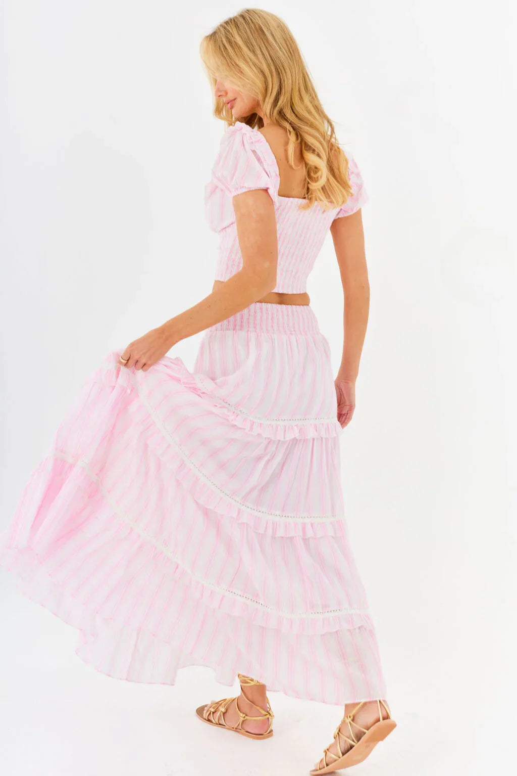 Cosima - Completo Donna Rosa Elegante Moderno