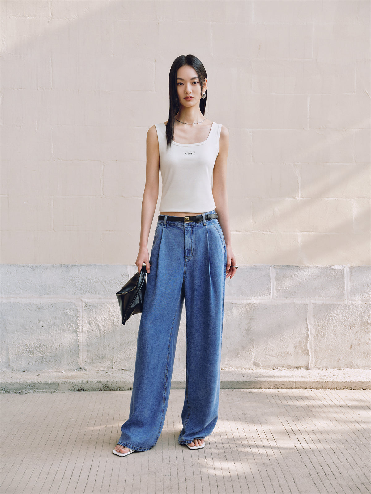 Irene - Pantaloni Donna Vita Alta Eleganti