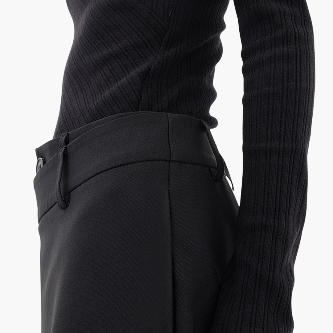 Kenia - Pantaloni Donna Larghi Asimmetrici Eleganti