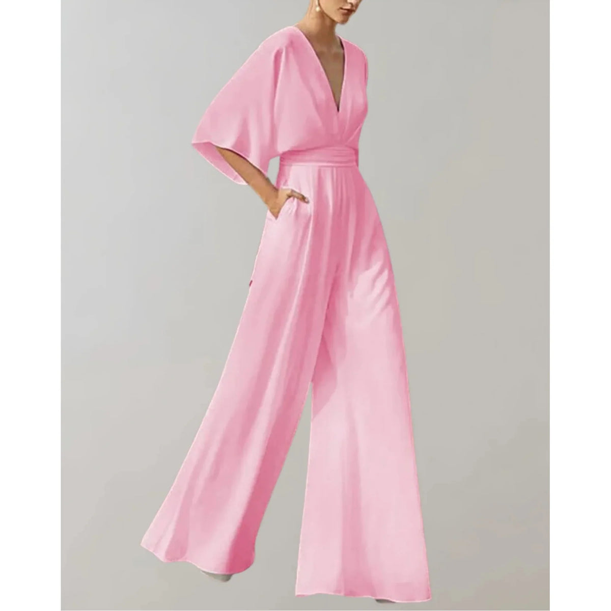 Imelda - Tuta Donna Elegante con Gamba Ampia