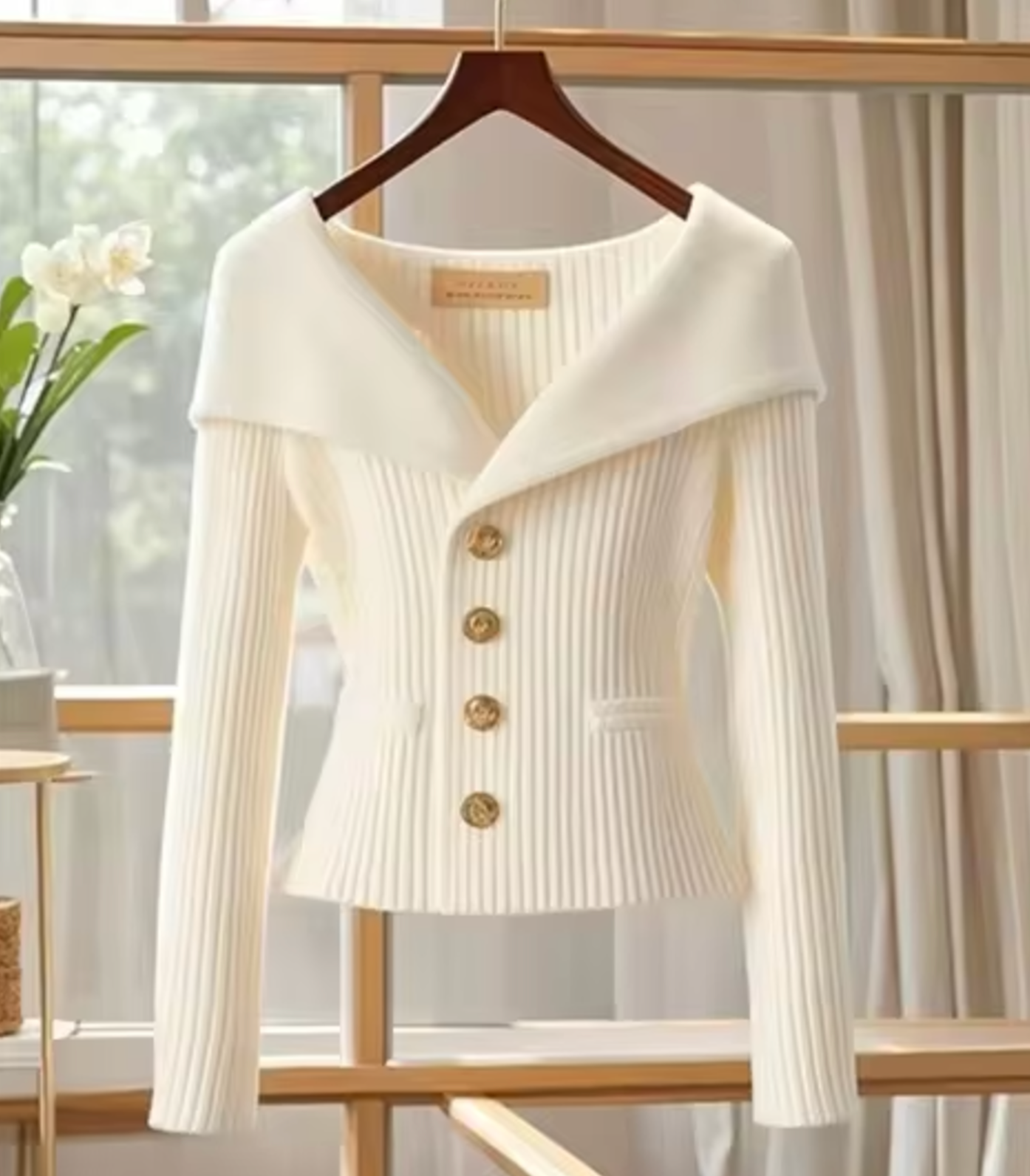 Concetta – Cardigan Corto Lavorato a Maglia