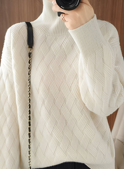 Franca - Maglione Dolcevita Donna Stile Elegante