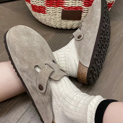 Felicia - Mocassini unisex in camoscio stile