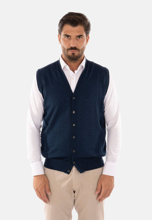 Taddeus - Gilet Con Bottoni Elegante Da Uomo