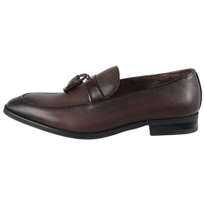 Sergio – Mocassino Uomo con Nappine in Pelle Slip-On Formale