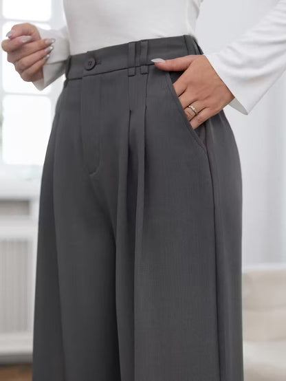 Kamilla – Pantaloni Eleganti A Gamba Larga Per Un Look Sofisticato