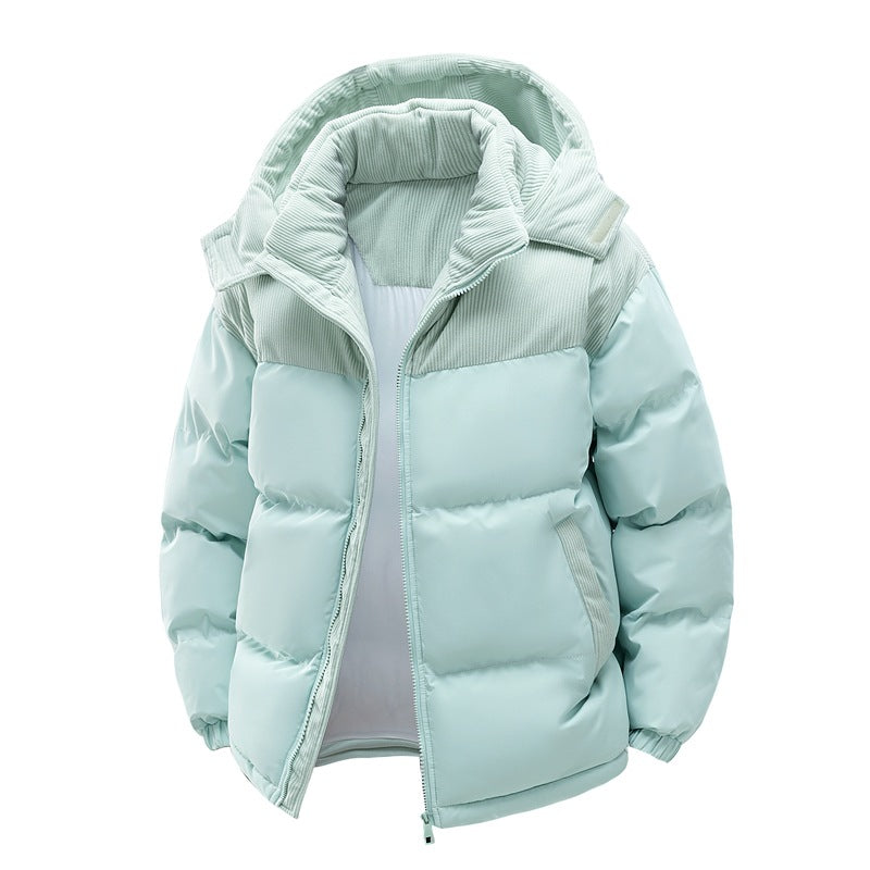 Nunzio – Giacca Invernale Con Design Color Block E Cappuccio Staccabile