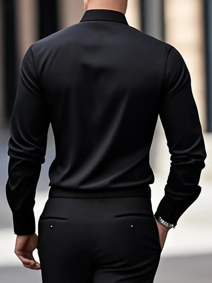 Alberto – Camicia Traspirante A Maniche Lunghe Da Uomo