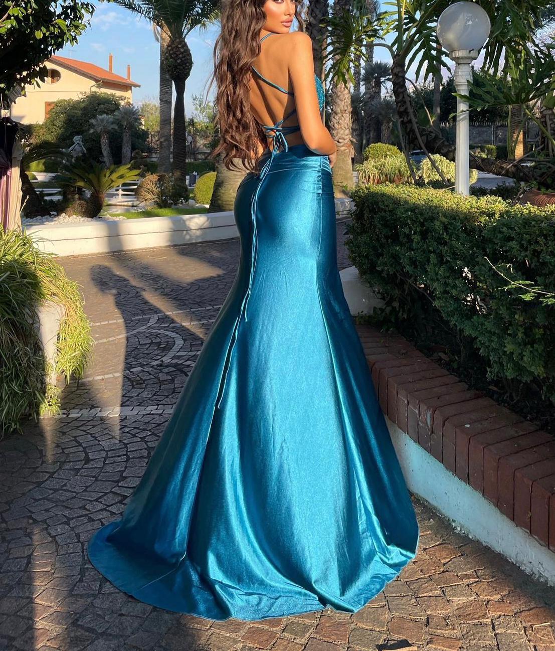 Helena - Abito Cerimonia Alta Qualità Donna Elegante
