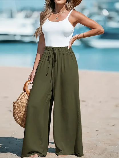 Krizia – Pantaloni Eleganti A Vita Alta Dalla Linea Slanciata