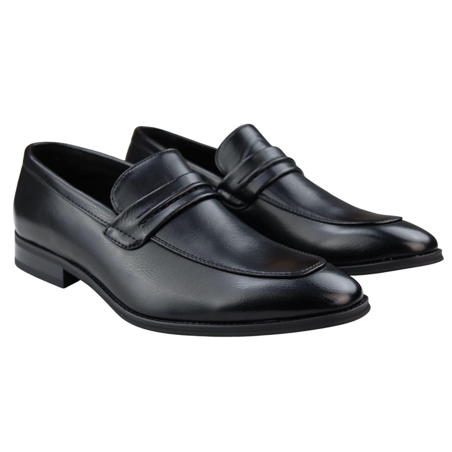 Silvio – Mocassino Uomo Slip-On Formale Foderato in Pelle Nero e Marrone