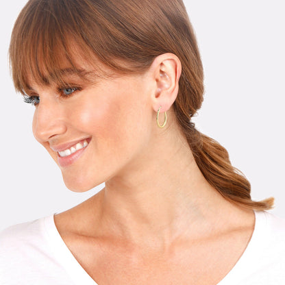 Rosanna - Orecchini Cerchio Donna Eleganti Moderni