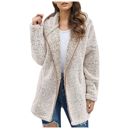 Gemmina - Cardigan invernale lungo da donna