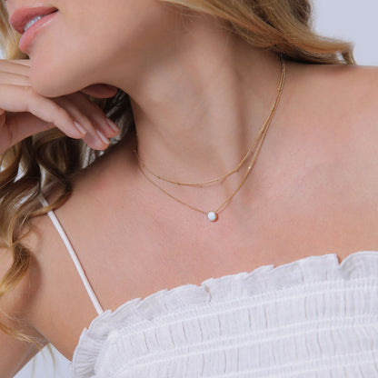 Marisa - Collana Donna Elegante Stile Luminoso