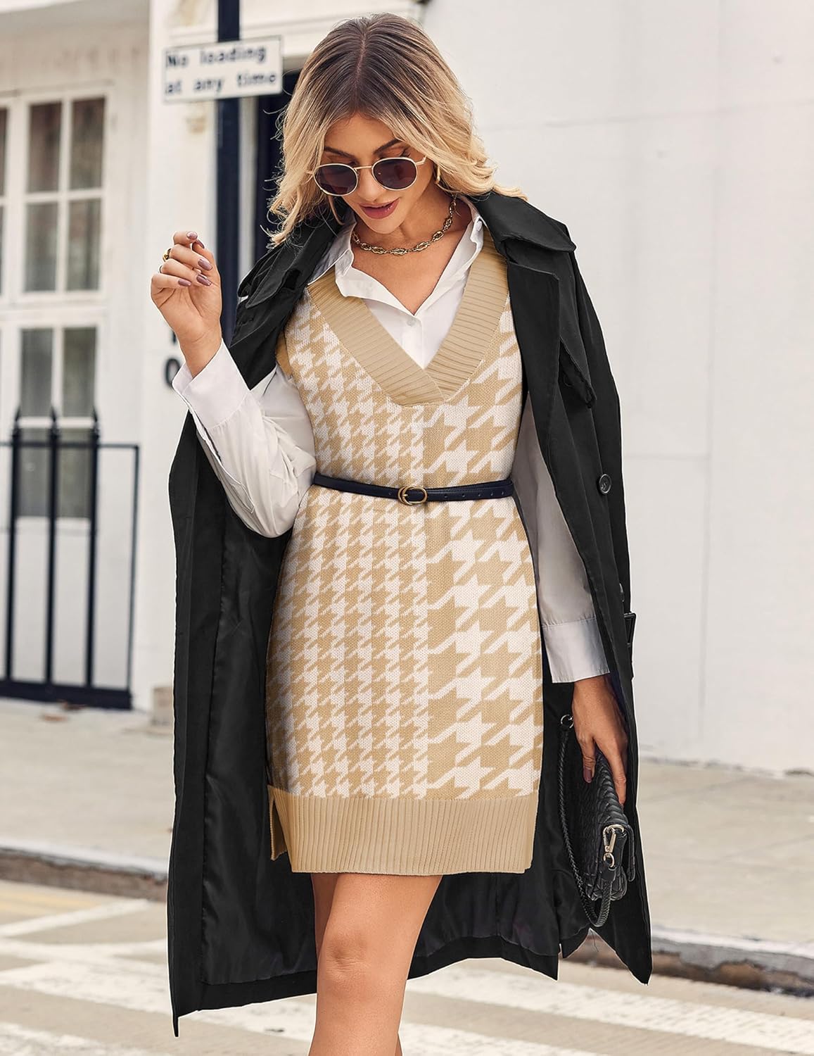 Divina - Abito Maglione Donna Oversize Scollo V