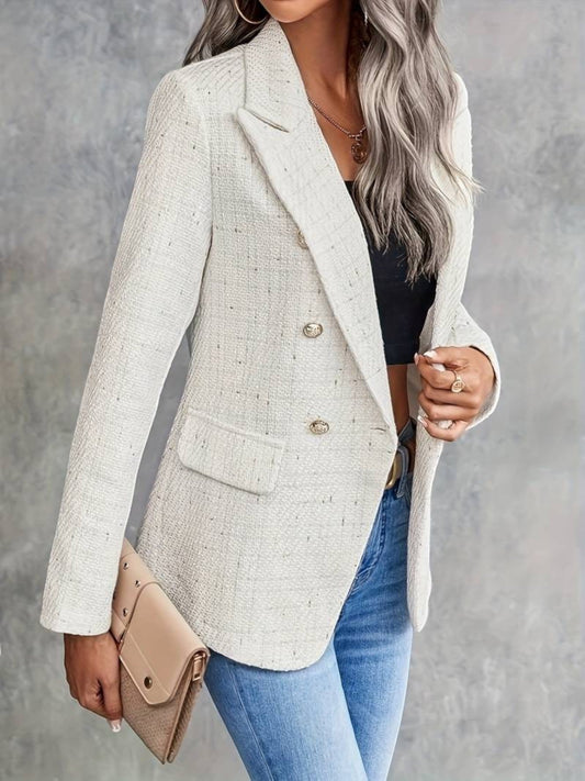 Undina – Blazer Elegante con Texture Raffinata Donna