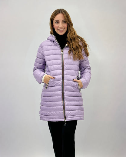 Juliette - Giacca lunga da donna reversibile elegante