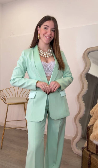 Hectoria - Tailleur Stiloso Donna Elegante Contemporaneo
