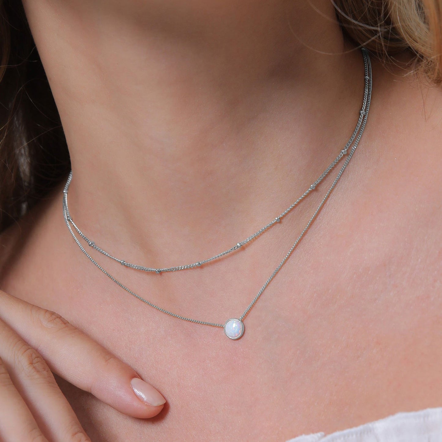 Marisa - Collana Donna Elegante Stile Luminoso