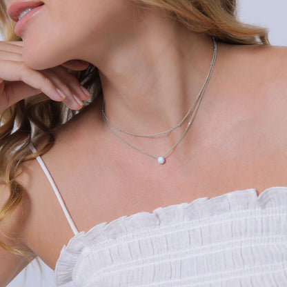 Marisa - Collana Donna Elegante Stile Luminoso