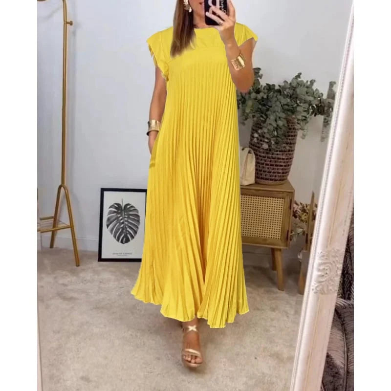 Bianca – Abito Donna a Tinta Unita Elegante e Versatile