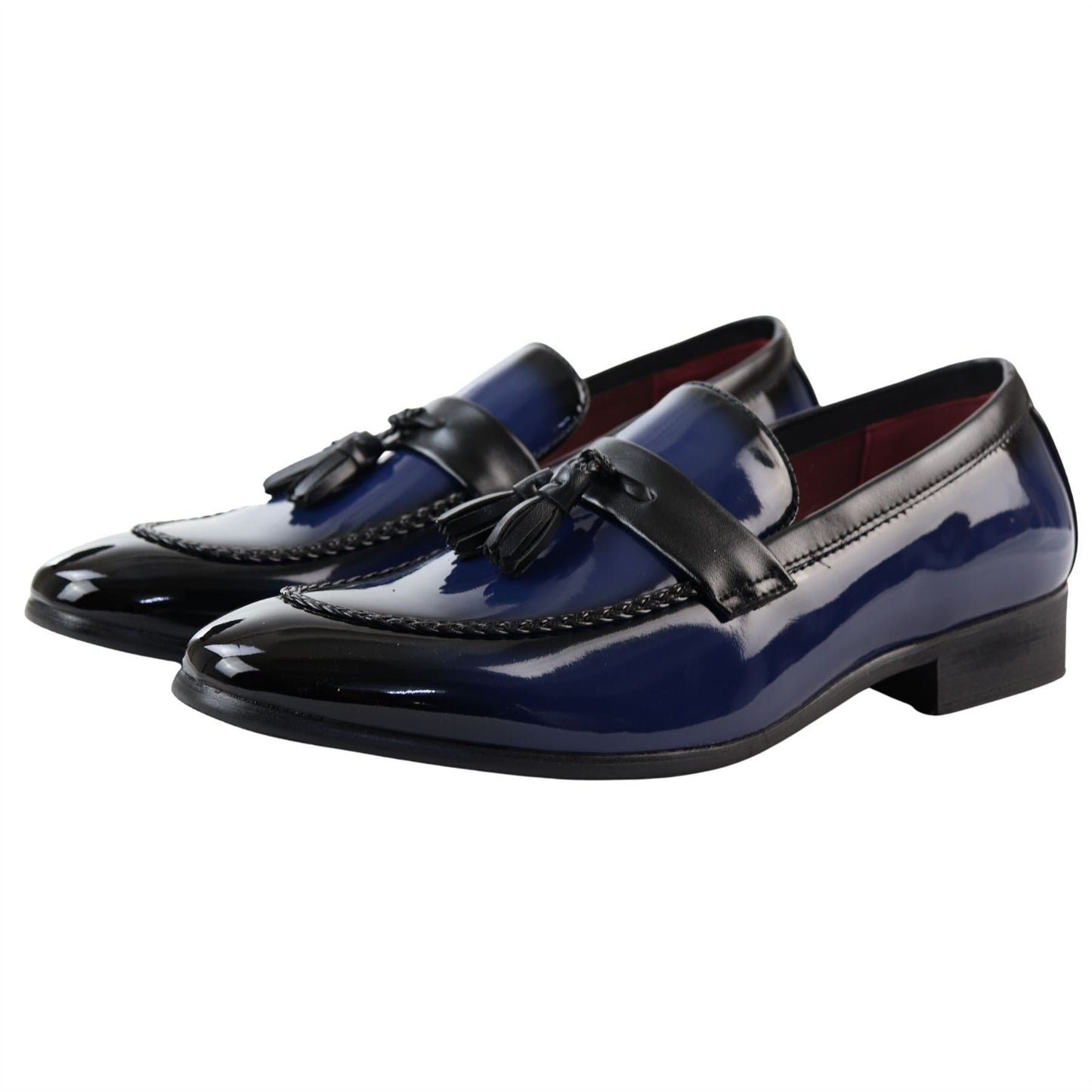 Cesare – Mocassino Uomo Vernice con Nappine Slip-On Formale