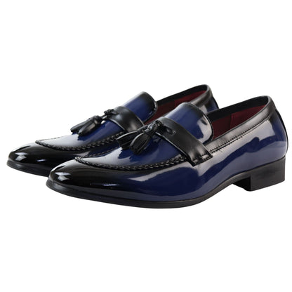 Cesare – Mocassino Uomo Vernice con Nappine Slip-On Formale