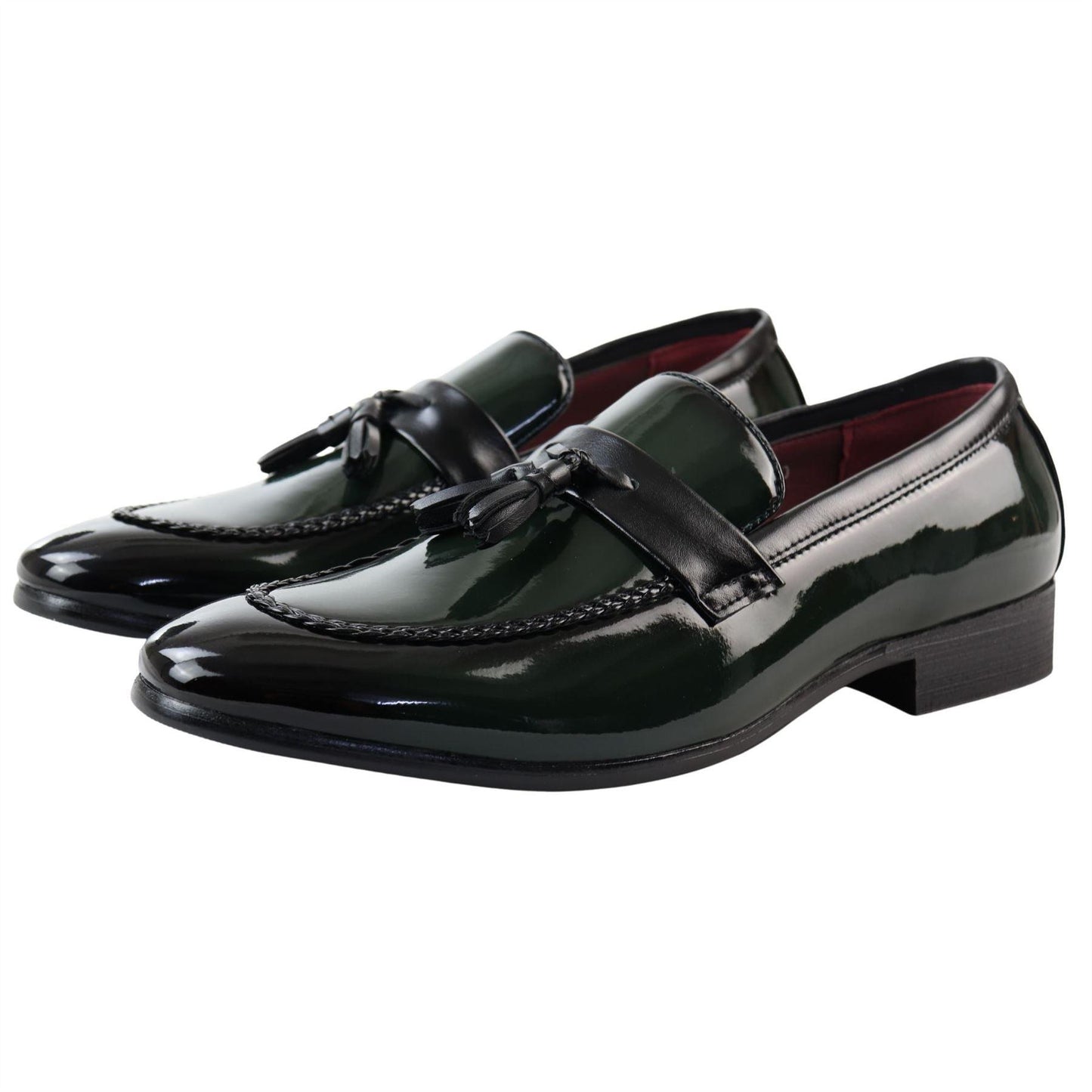 Cesare – Mocassino Uomo Vernice con Nappine Slip-On Formale