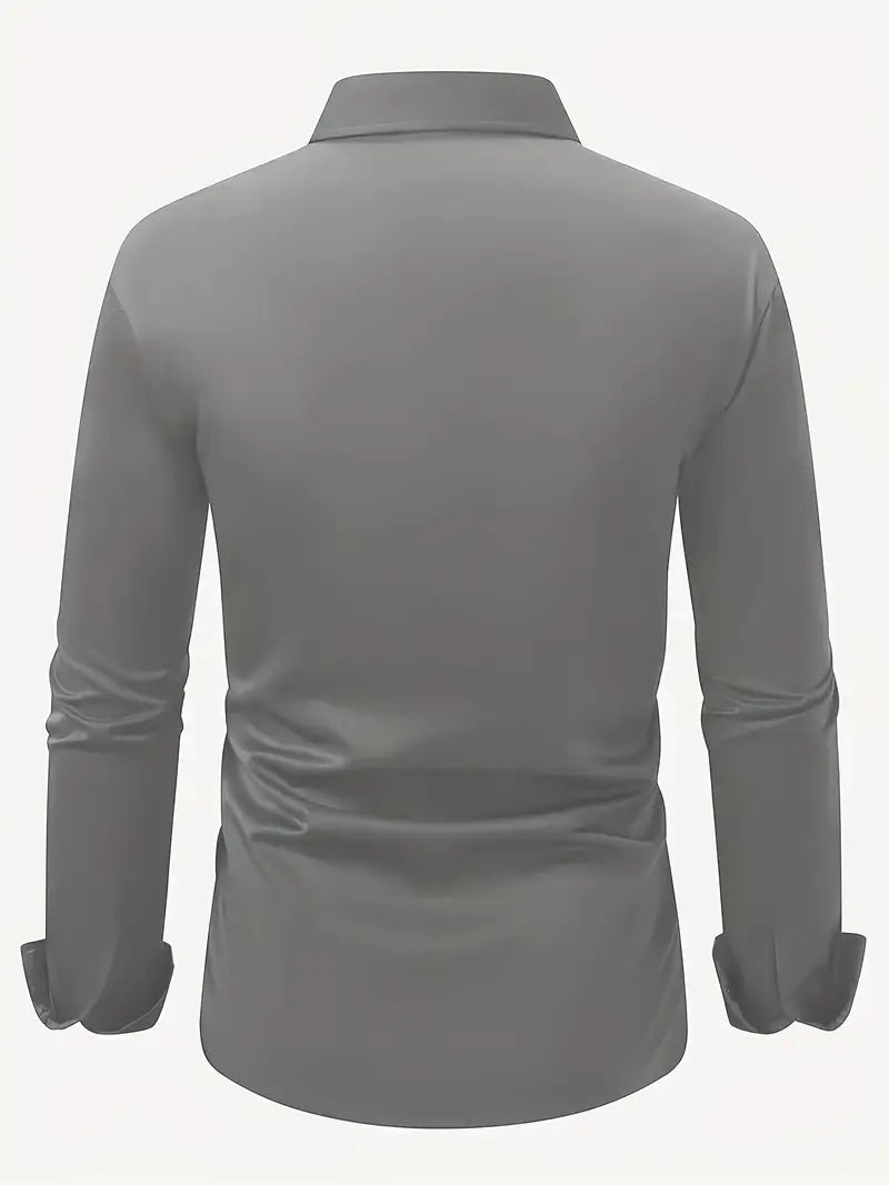 Alberto – Camicia Traspirante A Maniche Lunghe Da Uomo