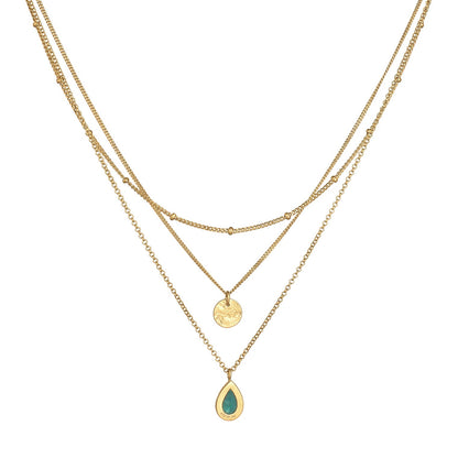 Mirella - Collana Multistrato Donna Elegante Moderna