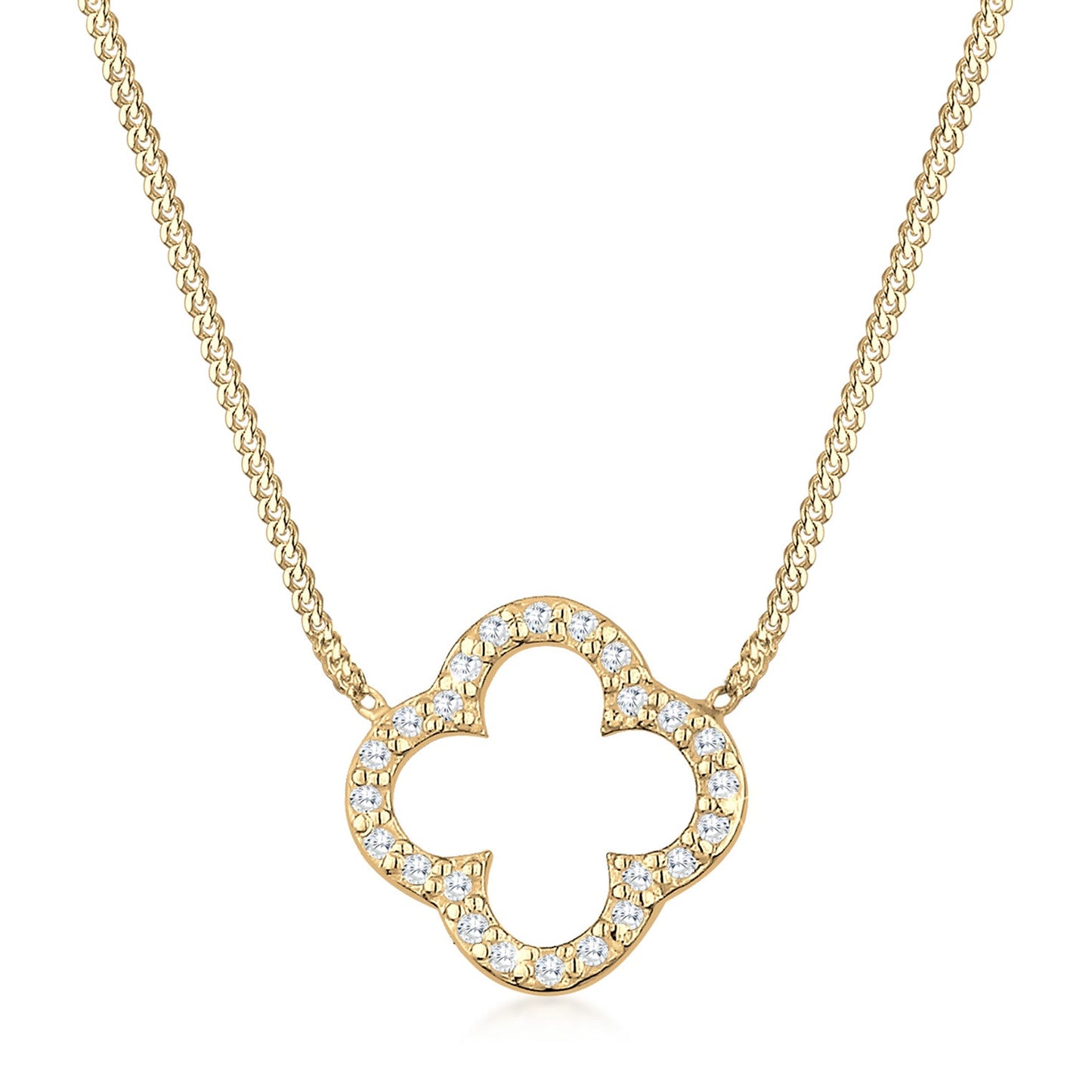Viviana - Collana Quadrifoglio Donna Elegante Luminosa