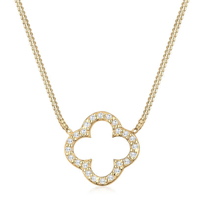 Viviana - Collana Quadrifoglio Donna Elegante Luminosa