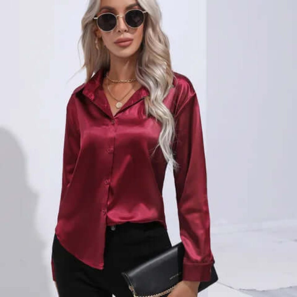 Donatella – Blusa Con Maniche Lunghe E Vestibilità Ampia