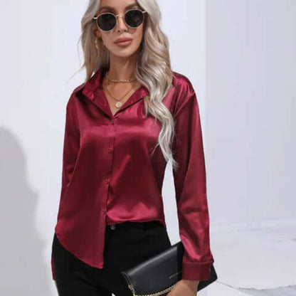 Donatella – Blusa Con Maniche Lunghe E Vestibilità Ampia