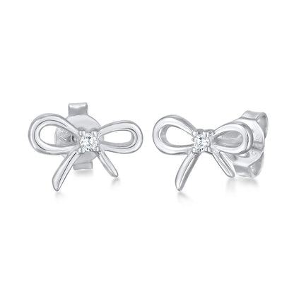 Nunzia - Orecchini Fiocco Donna Eleganti Luminosi