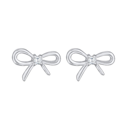 Nunzia - Orecchini Fiocco Donna Eleganti Luminosi