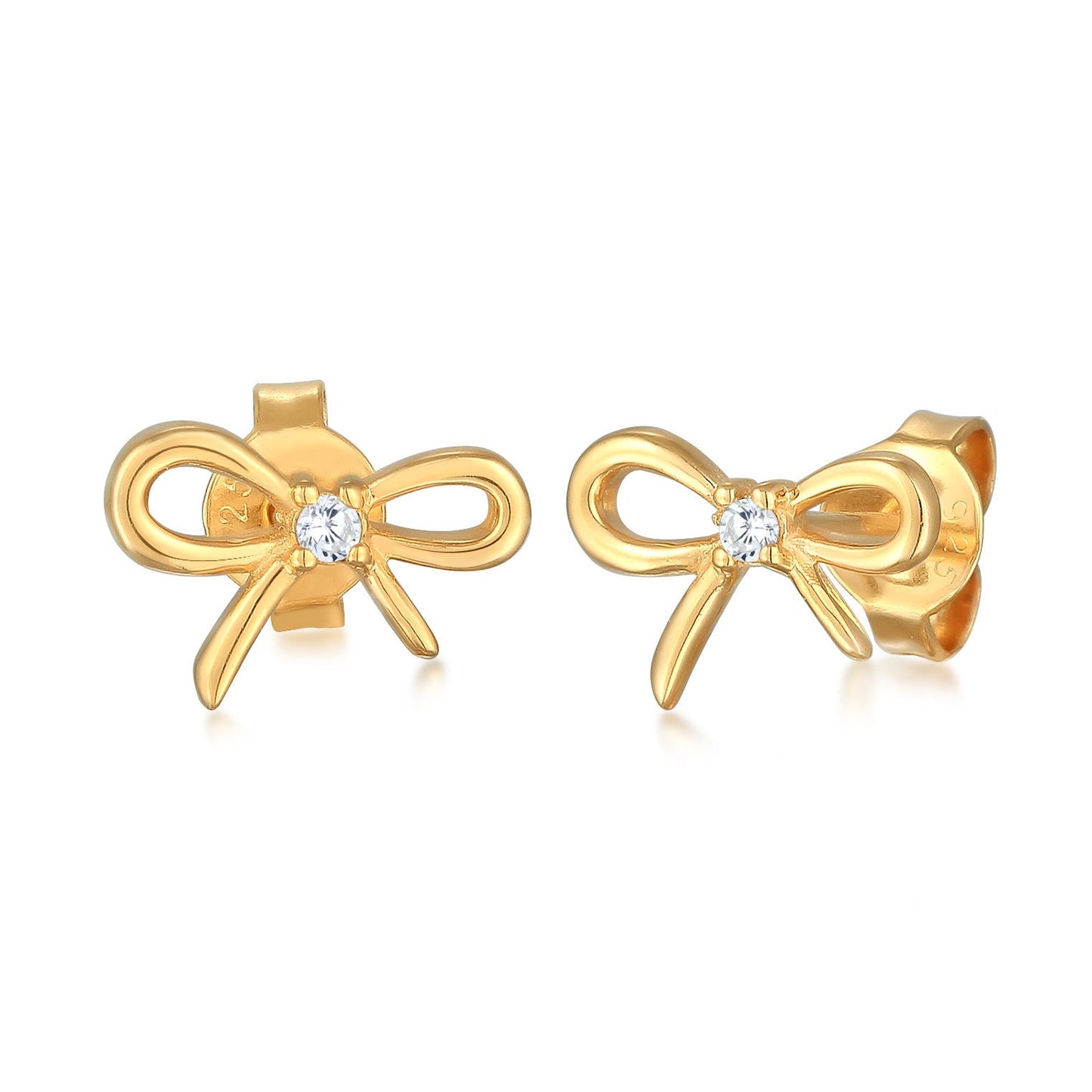 Nunzia - Orecchini Fiocco Donna Eleganti Luminosi