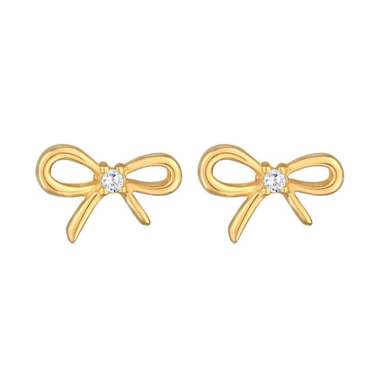 Nunzia - Orecchini Fiocco Donna Eleganti Luminosi