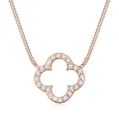 Viviana - Collana Quadrifoglio Donna Elegante Luminosa