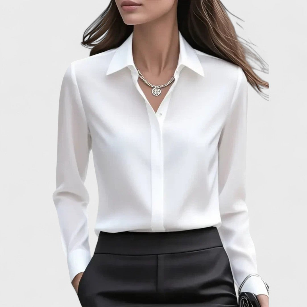 Bianca – Blusa Elegante Dal Design Luminoso E Sofisticato