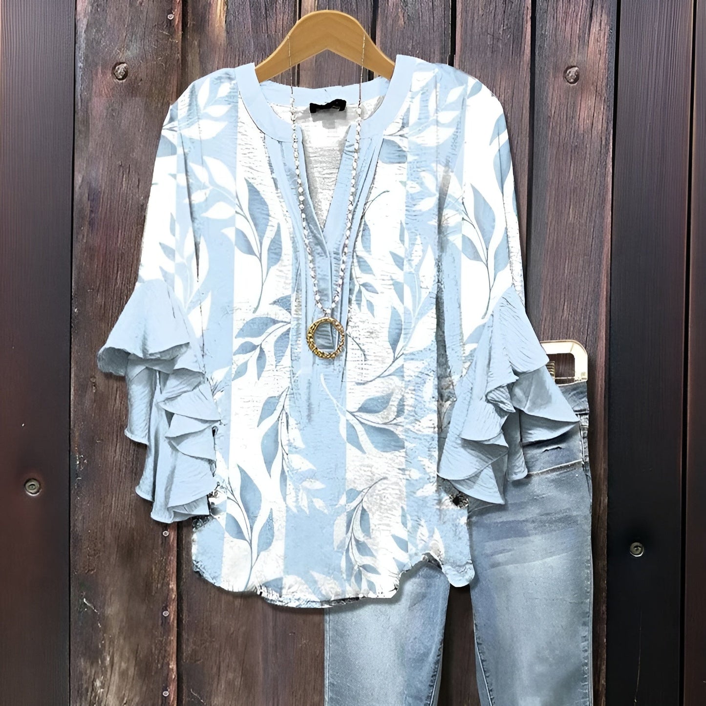 Karola - Blusa Donna Casual Estiva Leggera Elegante